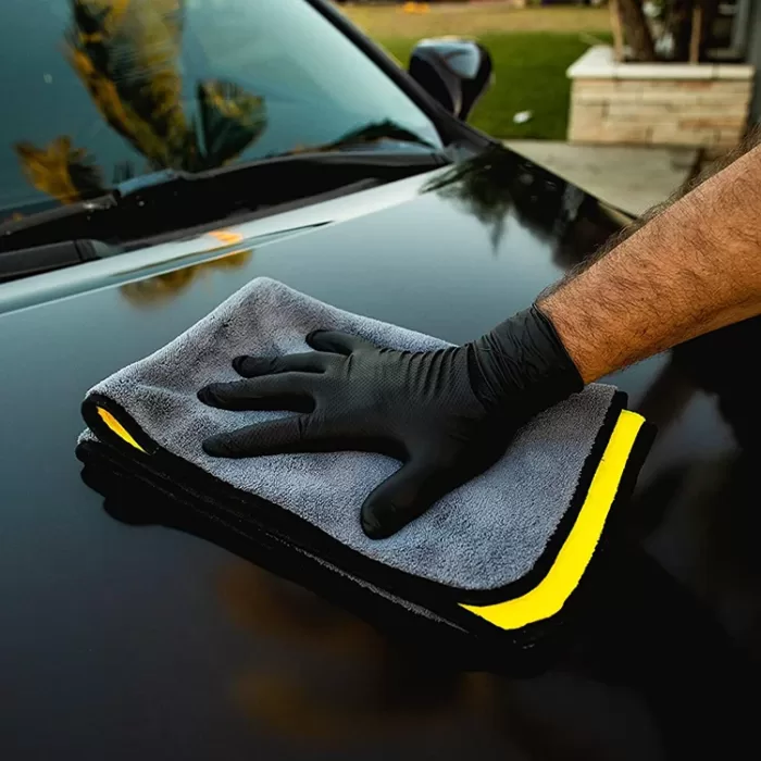 800 gsm microfiber car drying towel - 3